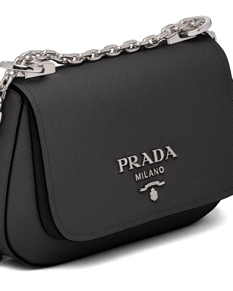 prada sidonie large saffiano leather shoulder bag interior|Prada Sidonie Large Saffiano Shoulder Bag .